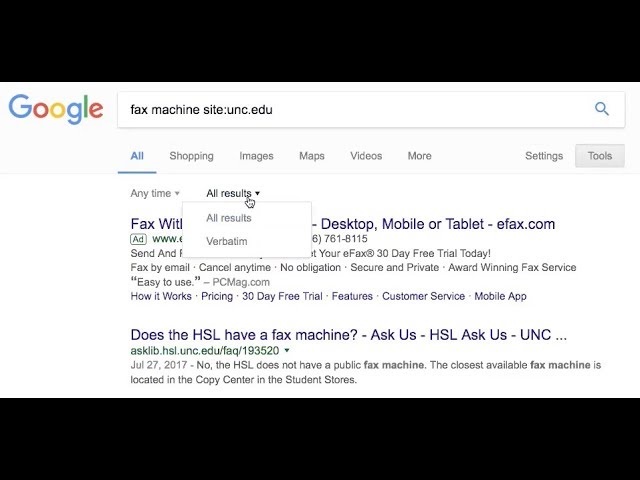 Google Verbatim: Search Better than Google