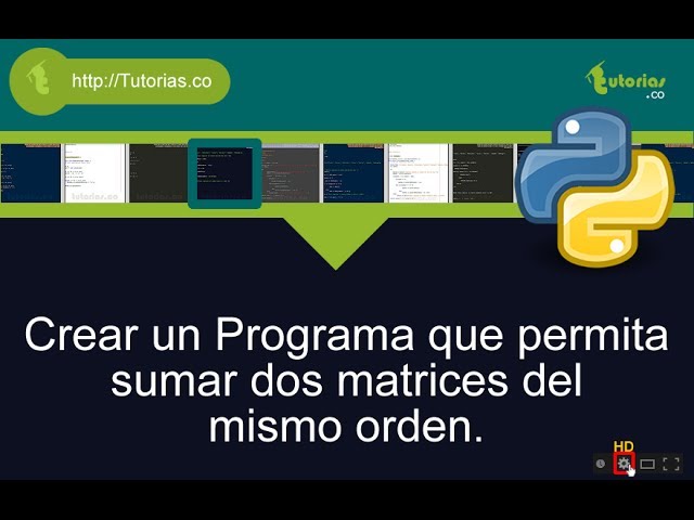 arrays -- python(suma de matrices)