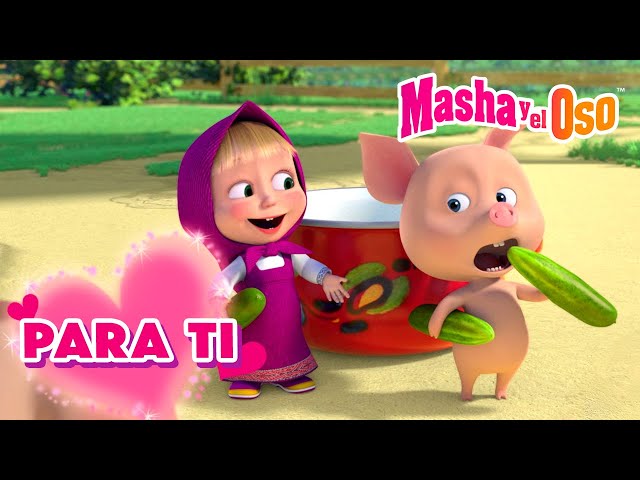 ¡Vamos a compartir! 🐷  Para ti✨ 🐻👧 Masha y el Oso Castellano