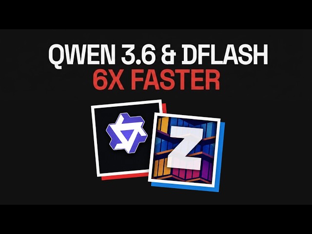 Qwen 3.6 + DFlash Is INSANE (Beats Claude + 6x Faster + OpenSource)