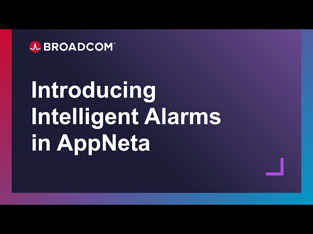 Introducing the Intelligent Alarms Experience in AppNeta