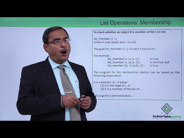 Prolog - List Operations Membership