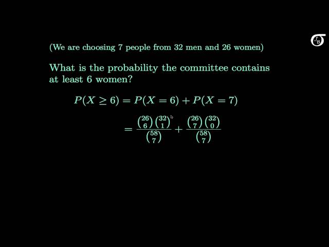 Discrete Probability Distributions: Example Problems (Binomial, Poisson, Hypergeometric, Geometric)