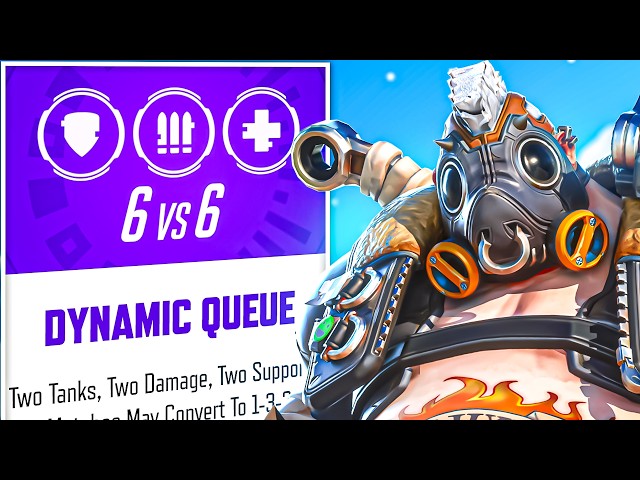So I tried 6v6 Dynamic Queue Quick Play Hacked | Overwatch
