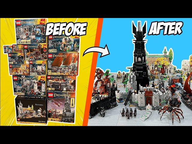 I Built EVERY LEGO Lord of the Rings Set...