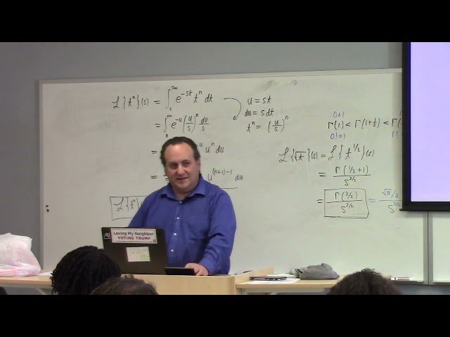 Differential Equations: Dirac Delta, Gamma Function, Convolution, 4-8-25 part 2