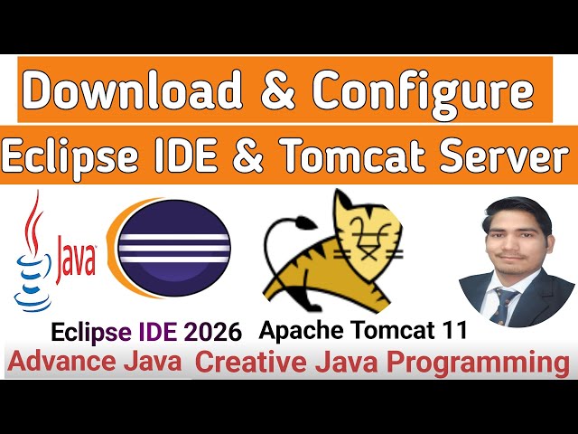 Install & Configure Apache Tomcat 11 in Eclipse IDE (2026) | Configure Tomcat Web Server in Eclipse
