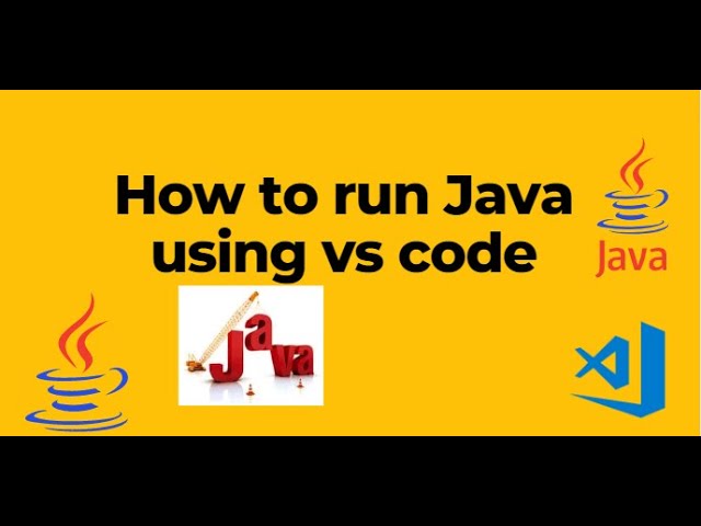 How to run Java on VS Code Text Editor