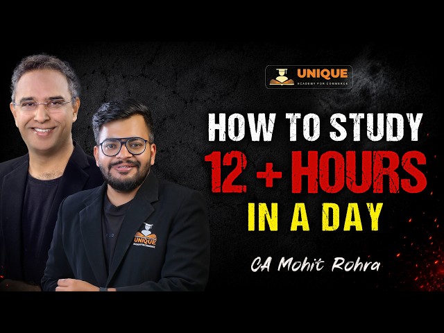 How to study 12 + hours in a day | CMA exams june 26