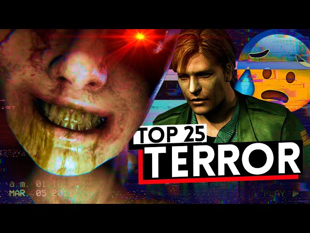 Los 25 MEJORES JUEGOS de TERROR de TODOS los TIEMPOS