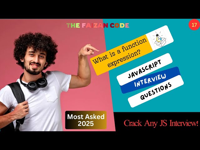 What is a Function Expression in JavaScript? | JS Interview Question Explained