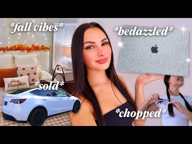 bedazzling my macbook & vlogging like it's 2018