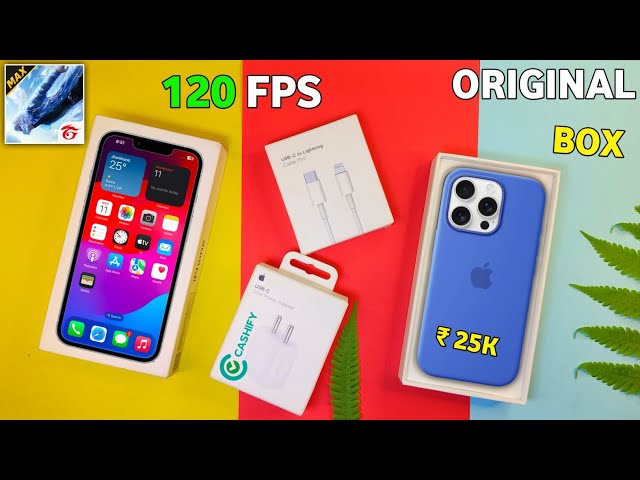 cashify iphone 13 pro unboxing / iphone 13 pro unboxing gaming review / iphone 13 pro free fire