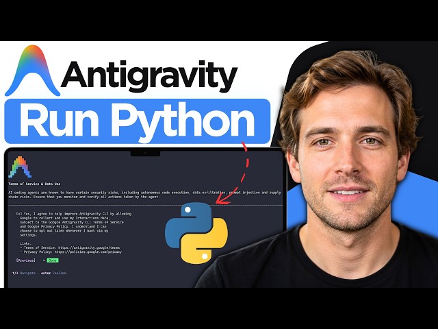 How to Run Python in Google AntiGravity IDE (2026 Step by Step Tutorial)