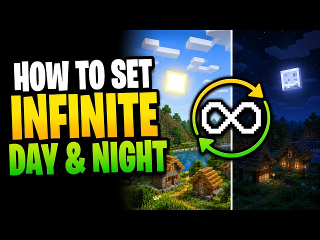 How To Set Infinite Day & Night in Minecraft (Java & Bedrock)