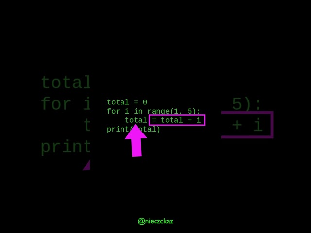 Acumulador en Python #pythonparaprincipiantes #nieczckaz