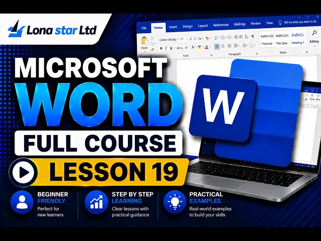 Microsoft Word Full Course | Lesson 19