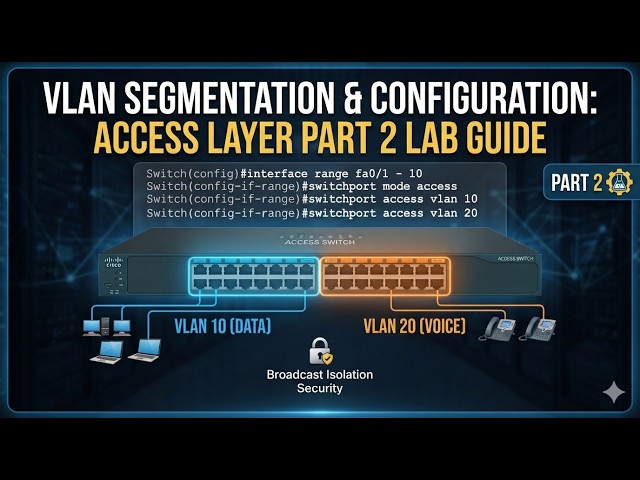 VLAN Segmentation &  Configuration in access layer