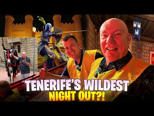 ⚔️ Tenerife’s MOST Unique Night Out? | Medieval Adventure Dinner show with Dad 🤩