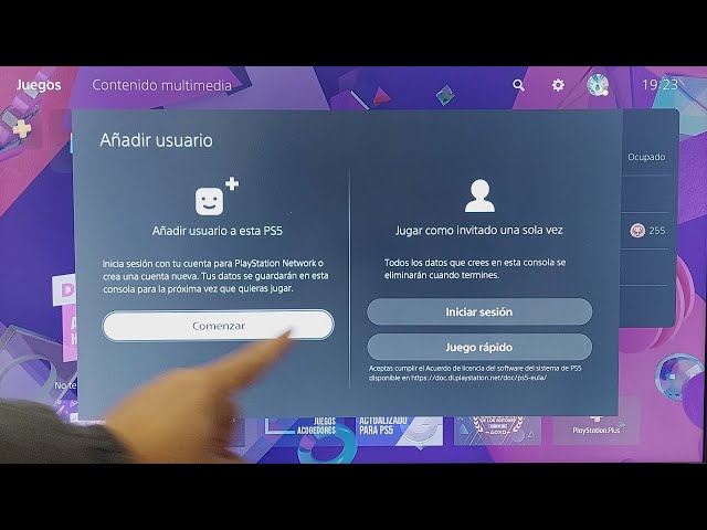 How to create an account and a user on PS5 tutorial 2023