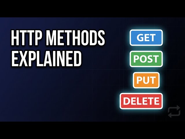 HTTP Request Methods Simplified: GET, POST, PUT & Beyond | Web Services Tutorial