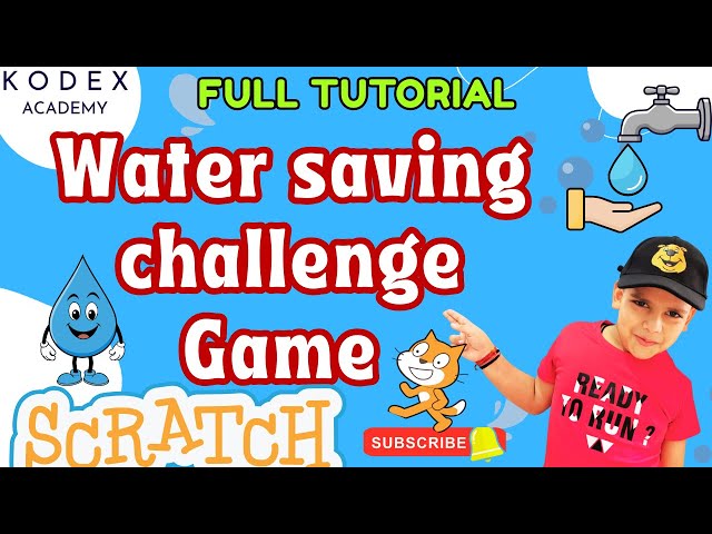 How to Make a Water Saving Game in Scratch | Easy School Project | 🌍 Scratch Tutorial for Beginners