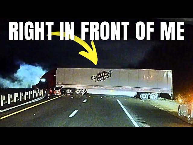 A Semi Was Blocking Both Lanes on I-40… In the Dark