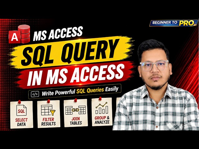 MS Access SQL Queries Explained | SELECT, WHERE, ORDER BY & More | Hindi Tutorial | The Coding Box