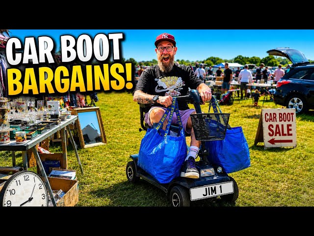 It took me 3 hours to get round this huge boot sale. 