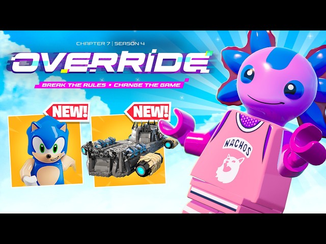 LEGO Fortnite Season 4 is HERE! (Building Update + Battlepass)