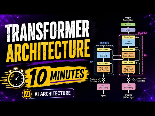 Transformer Architecture Explained in 10 Minutes | AI Architecture