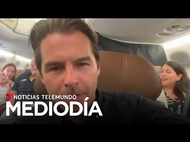 Abordamos el primer vuelo directo entre EE.UU. y Venezuela | Noticias Telemundo