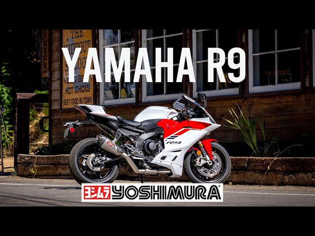 Yoshimura AT2 Speed Series on Yamaha YZF R9 in the Canyon