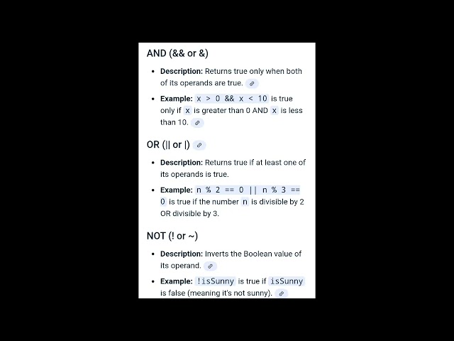 Level 3 program 17 logical operators and or not
