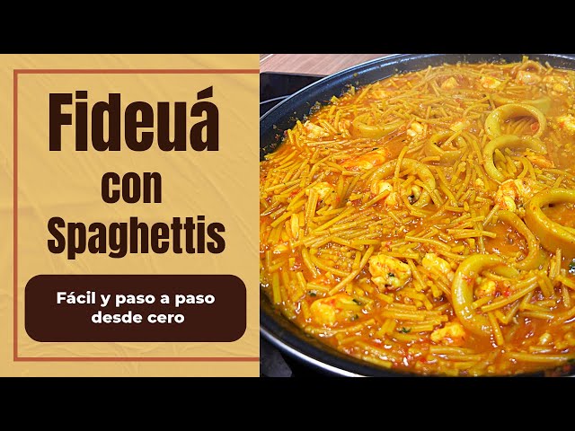 Quick fideuà with leftover Christmas food 🍤 Easy and delicious! #EasyRecipes #Leftovers