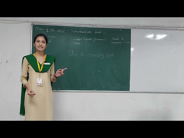Pupil Teacher Practicing Skill of Introduction| Micro Lesson Plan #microteaching #B.Ed.