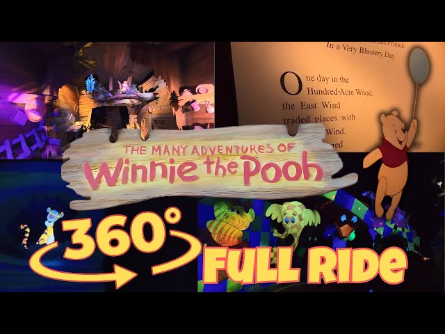 The Many Adventures of Winnie the Pooh | Disney World 360° VR Ride POV Magic Kingdom Immersive