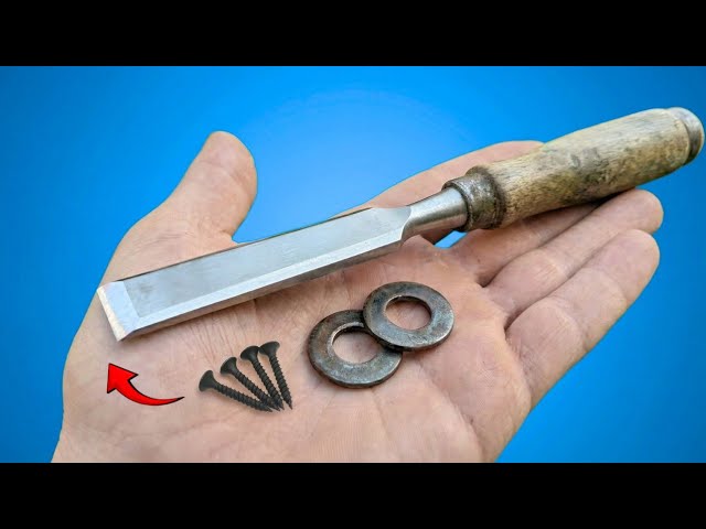 Sharpen a Chisel Like Old American Craftsmen – Easy & Effective Method