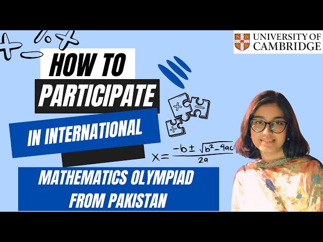 How to participate in International Mathematics Olympiad from Pakistan