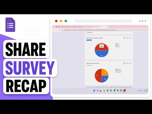 How to Share a Response Summary in Google Forms (Publish Aggregate Insights)