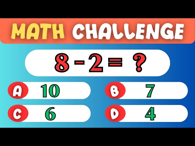 Math Riddles for Kids | Solve Them All? 🤔 Brain Teaser Challenge