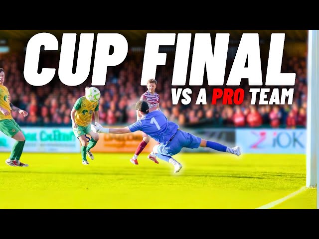 I played a PRO team in a CUP FINAL!! (Goalkeeper POV)