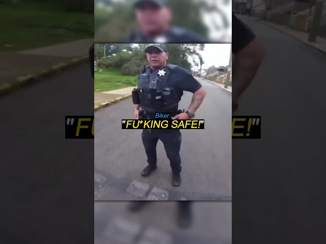 Cop Arrests Biker Wrongly 🤬 #biker
