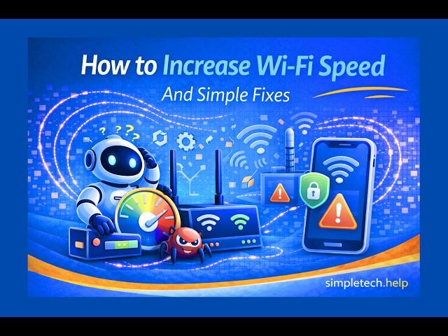 How To Increase Wi-Fi Speed | SimpleTech Help