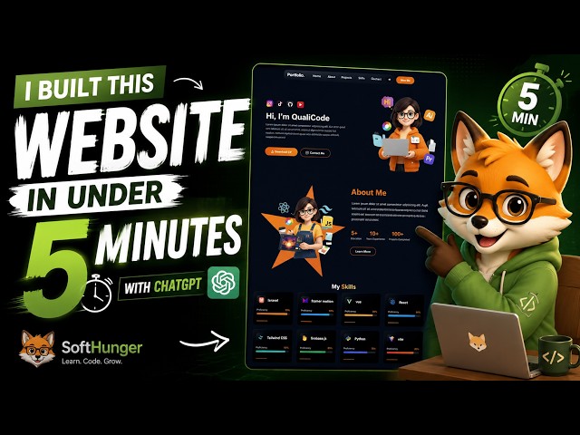From Pinterest Design to Portfolio Website with ChatGPT