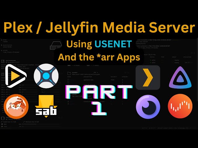 Plex / Jellyfin MediaServers Using USENET and the *arrs apps. On Unraid