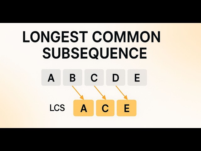 Longest Common Subsequences