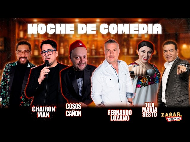 Zagar Desde El Bar con Chairon Man, Cosos Cañón, Fernando Lozano y Tila Maria Sesto. 🎤🤣