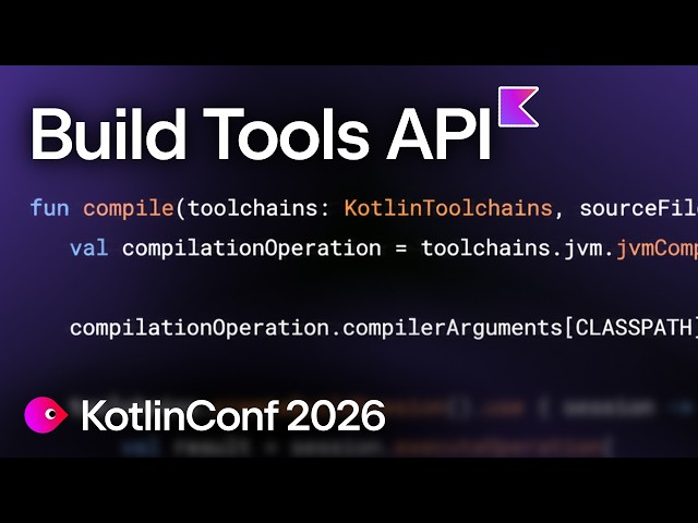 Build Tools API: a stable interface for the Kotlin compiler | Wojtek Kalicinski