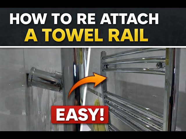 Towel Radiator Fell Down? Watch This